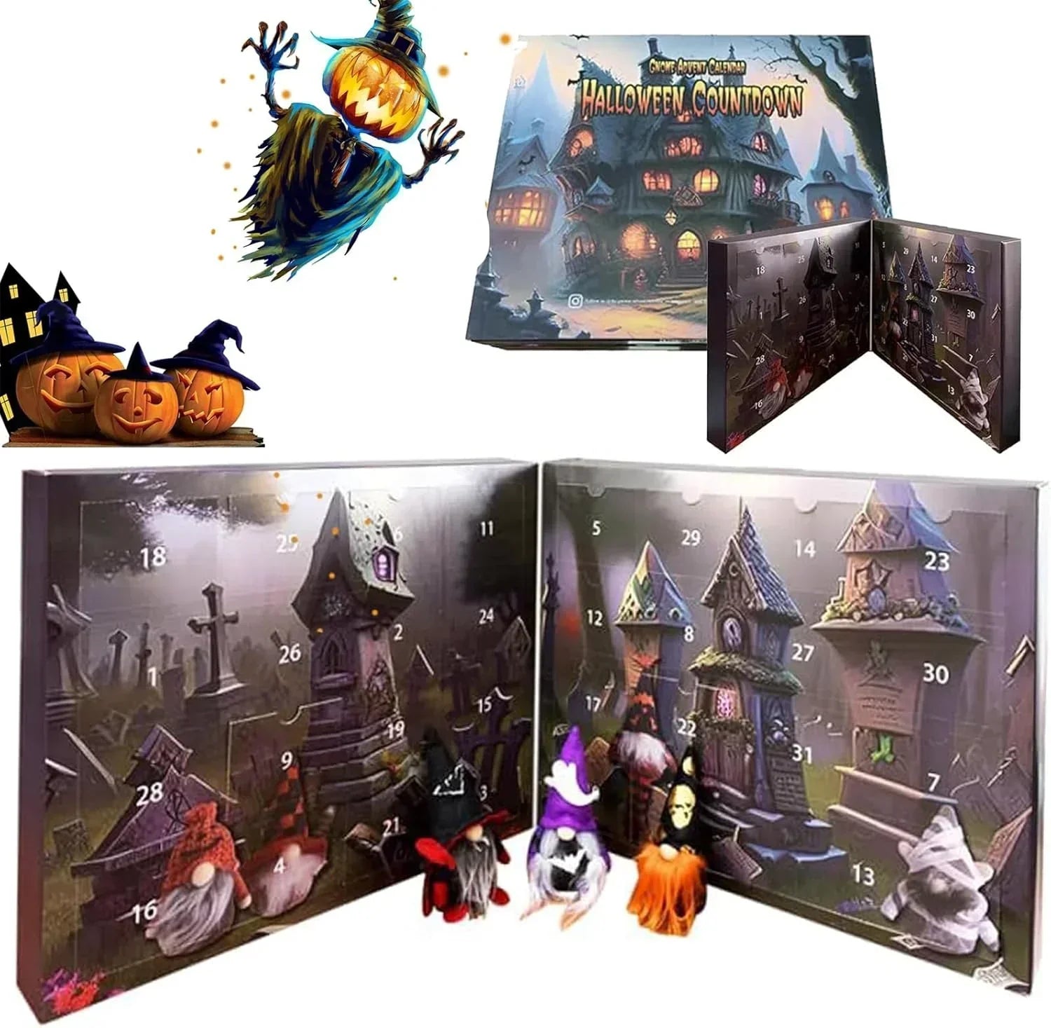 Halloween Zwerg Adventskalender