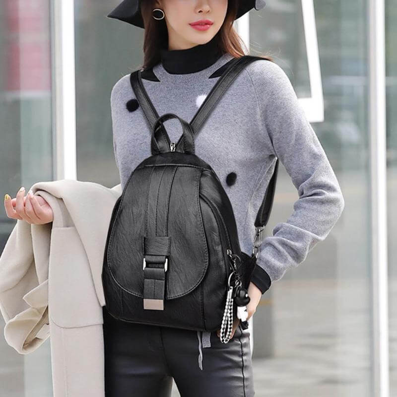 Sofia Leder Rucksack – Zeitlose Eleganz und Praktische Funktionalität