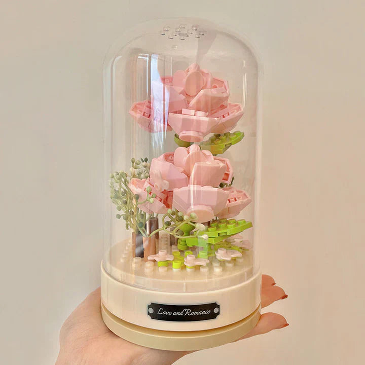 PetalTunes – Lego Rose Spieluhr für die Heimdekoration und aufmerksame Geschenke