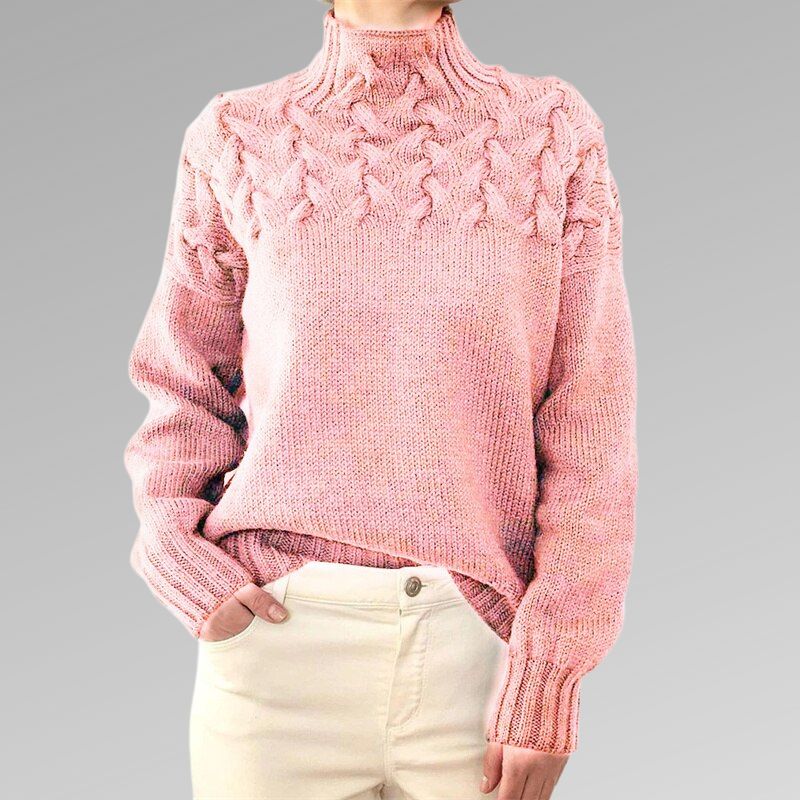 Yvonne - Eleganter kabelstrickpullover