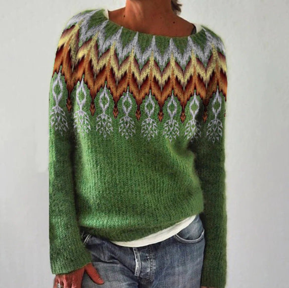 Grethe | Zeitloser Retro-Pullover für Damen mit Vintage-Charme