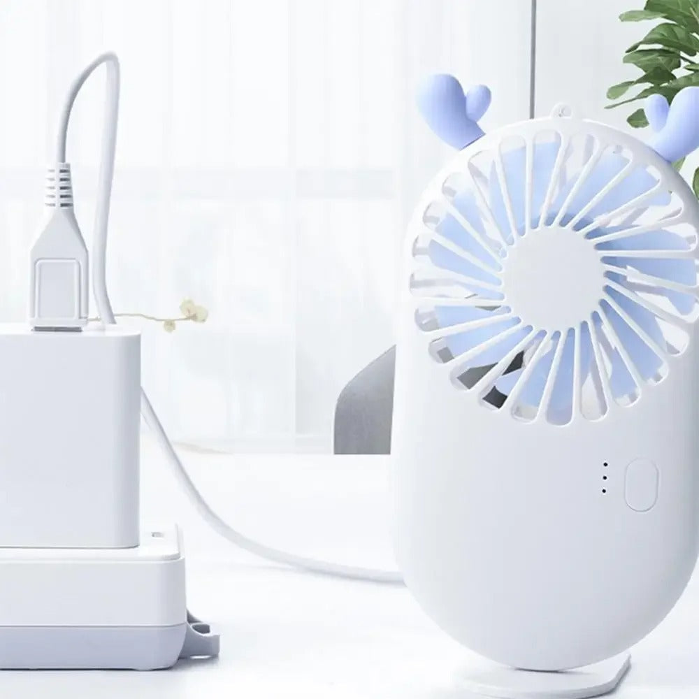 CoolFlow Tragbarer USB Wiederaufladbarer Handventilator