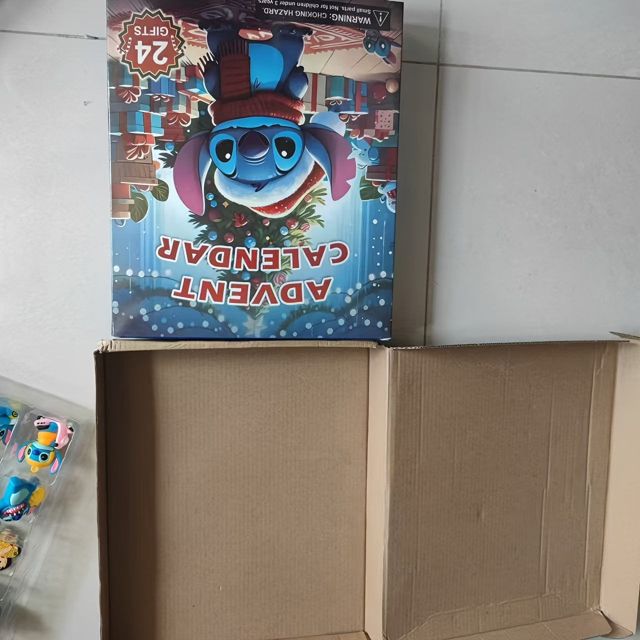 Stitch Adventskalender Spielset | 24-teiliges interaktives Feiertagsüberraschungsspiel