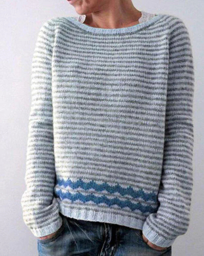 Grethe | Zeitloser Retro-Pullover für Damen mit Vintage-Charme