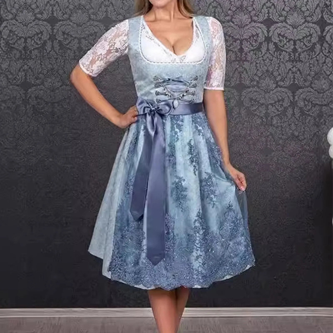 Nora | Damen Klassisches Oktoberfest Dirndl Kleid | 2024