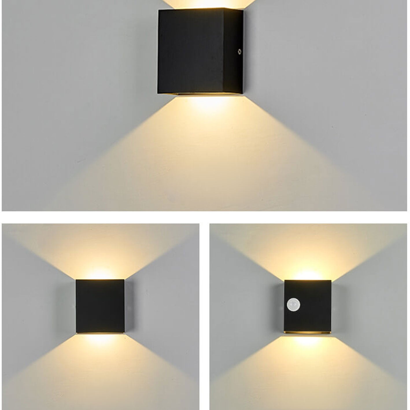 LumiGuard LED-Wandlampe mit Bewegungsmelder – Moderne Außenbeleuchtung