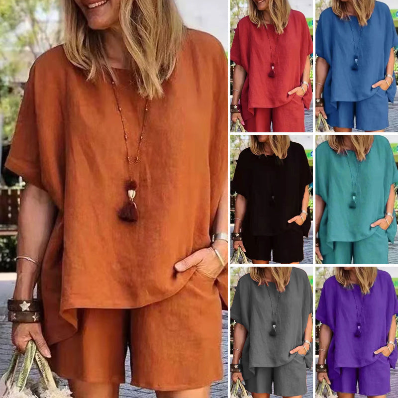 Lianna - Lässiges T-Shirt und kurze Hose