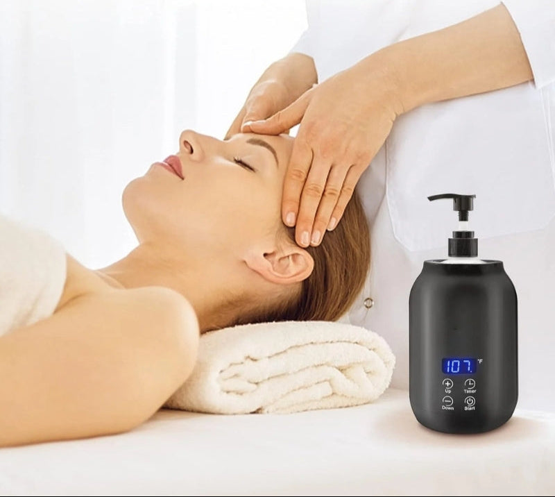 ThermaTouch - Tragbarer elektrischer Massageölwärmer mit Touch-Control