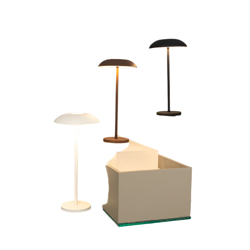 Orbella kabellose LED-Tischlampe mit Touchsteuerung – Elegantes rundes modernes Design
