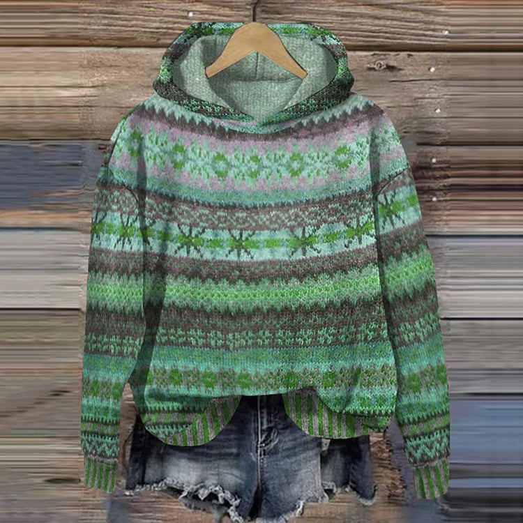 Gabrielle | Ethnischer Retro-Hoodie