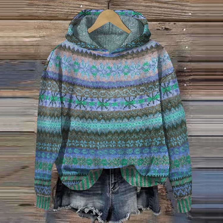 Gabrielle | Ethnischer Retro-Hoodie
