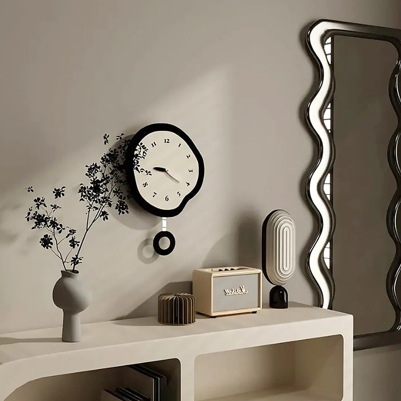 SilentClock - Moderne Eleganz Lydloses Wanduhren