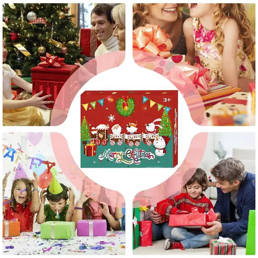 Plüschtiere mit Min Tieren Weihnachts-Adventskalender