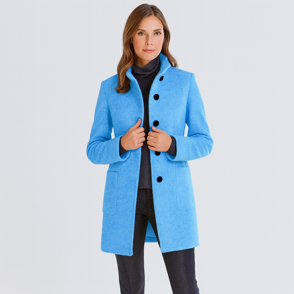 Alvera | Eleganter Mantel aus Wollmischung