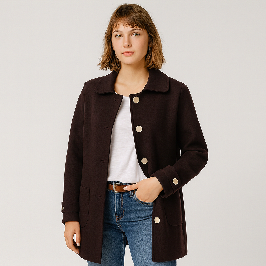 Amelie | Eleganter Wollmantel