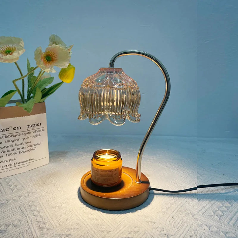 Luminara CrystalGlow – Elegante Tischlampe mit einzigartigem Glasdesign