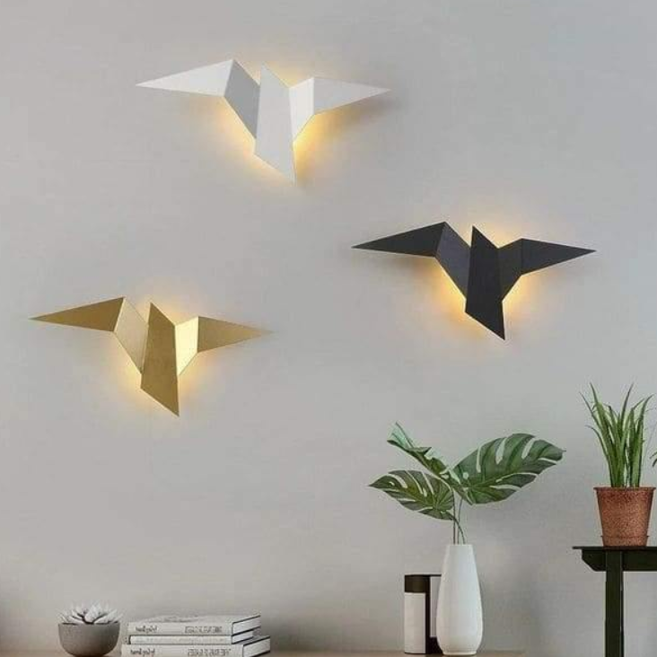 LumeNest – Künstlerische Vogel-Wandlampe für einen modernen Akzent