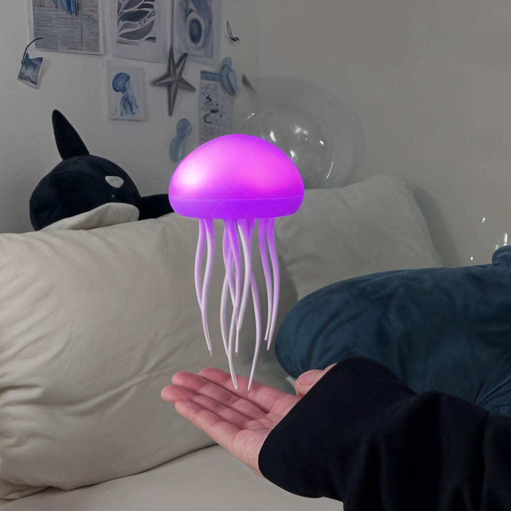 AquaGlow | Lampe mit Tanzenden Quallen