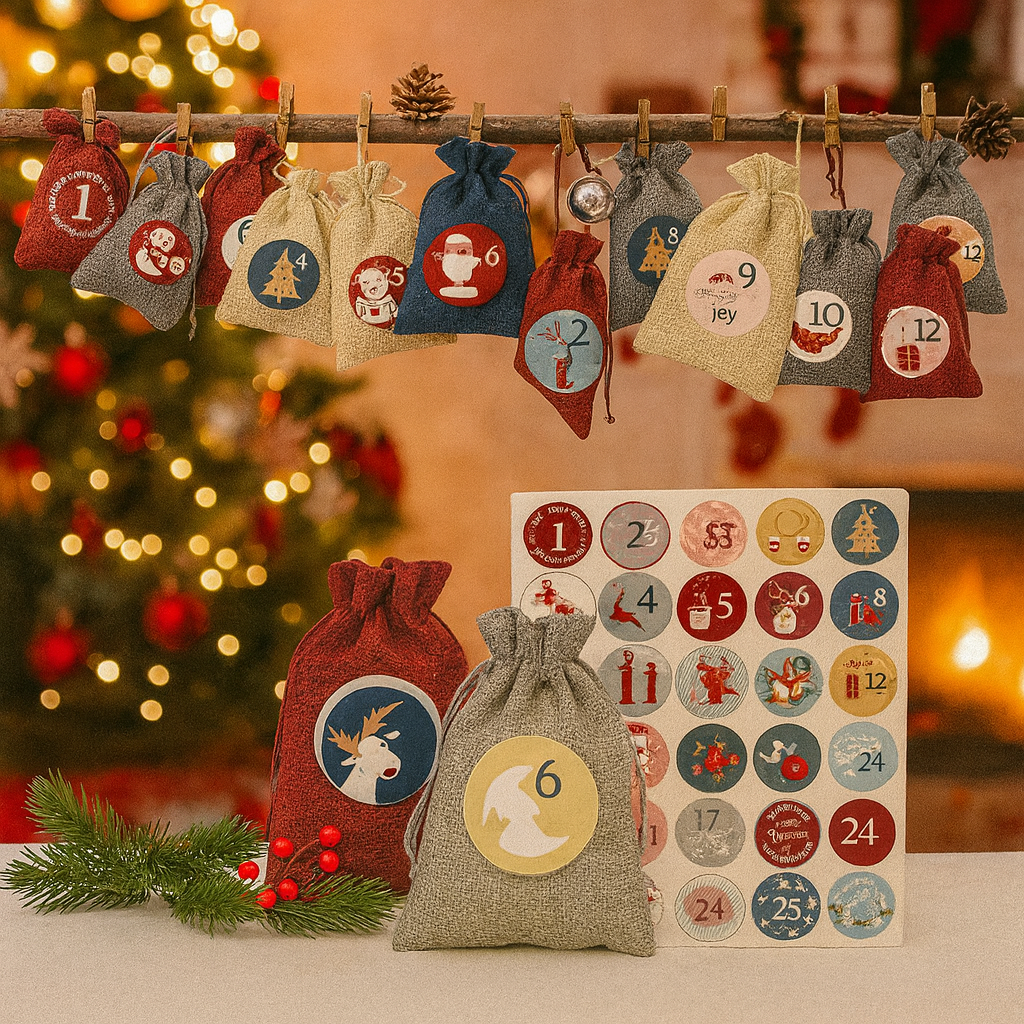 Aurum | Elegante Weihnachts-Countdown-Taschen