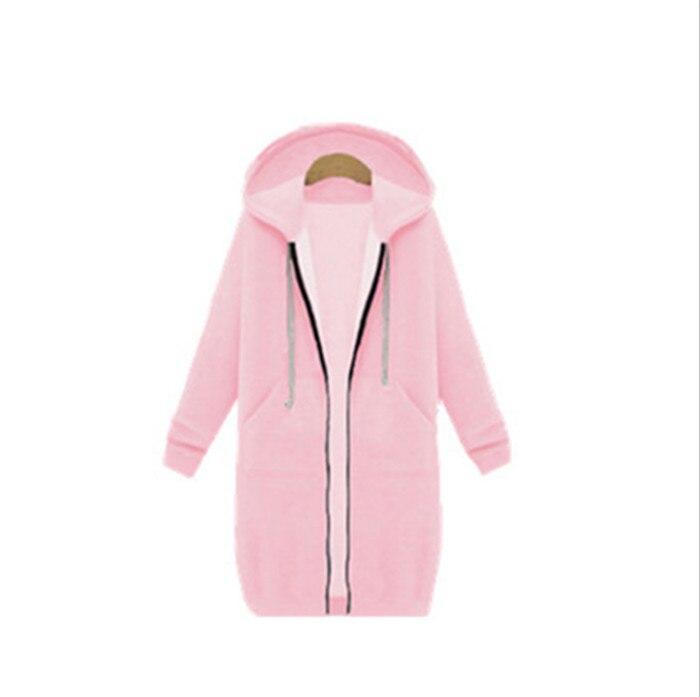 Delta | Stylische Lange Hoodie-Jacke für Damen