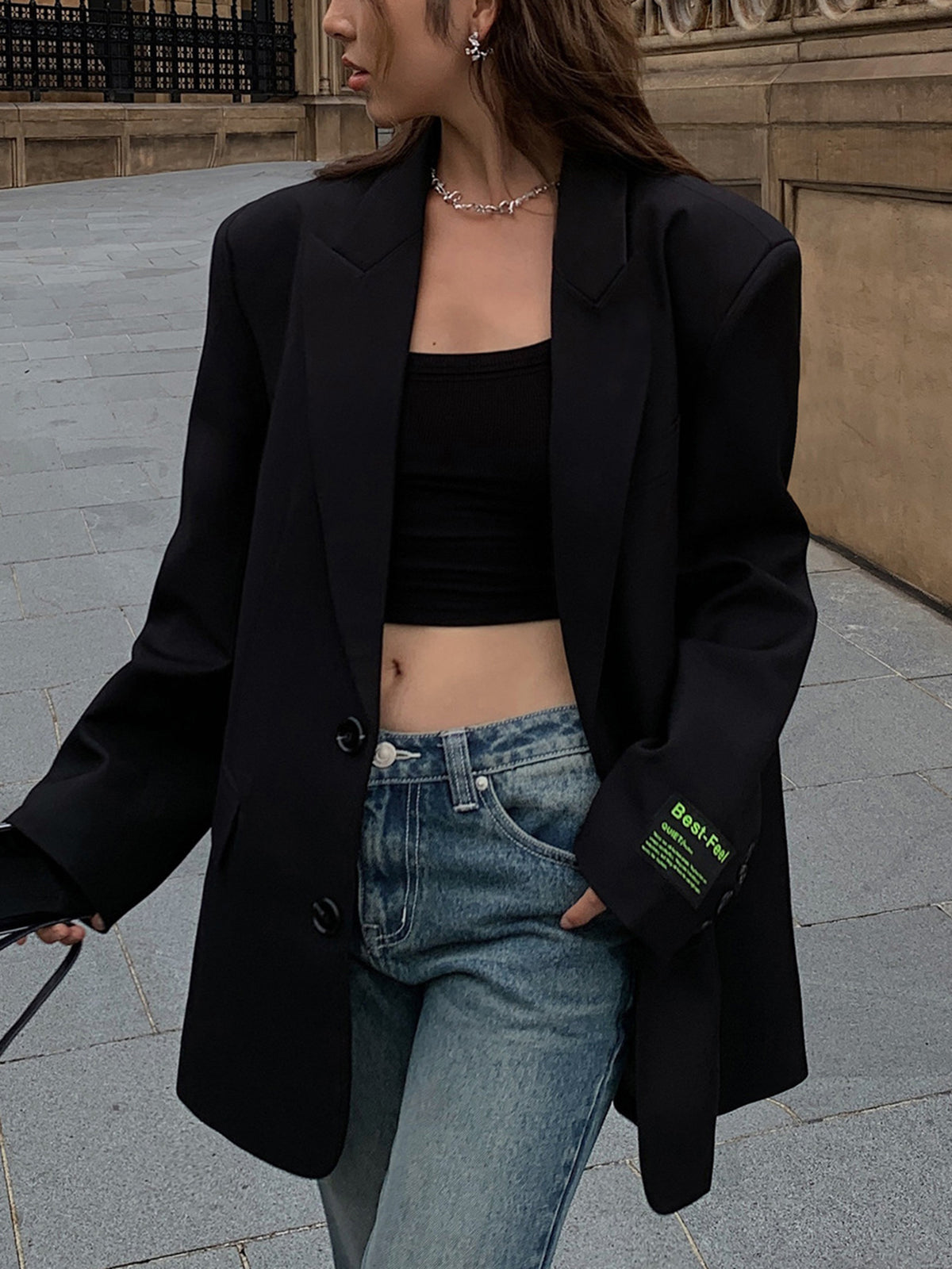 Olivia Übergröße Klassischer Blazer - Zeitlose Eleganz und Komfort