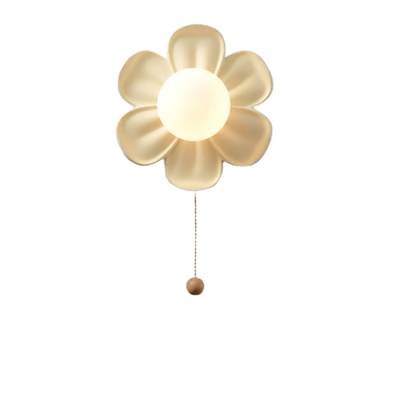 BloomSphere Künstlerischer Blumenball Wandleuchte – Moderne Blumendekoration