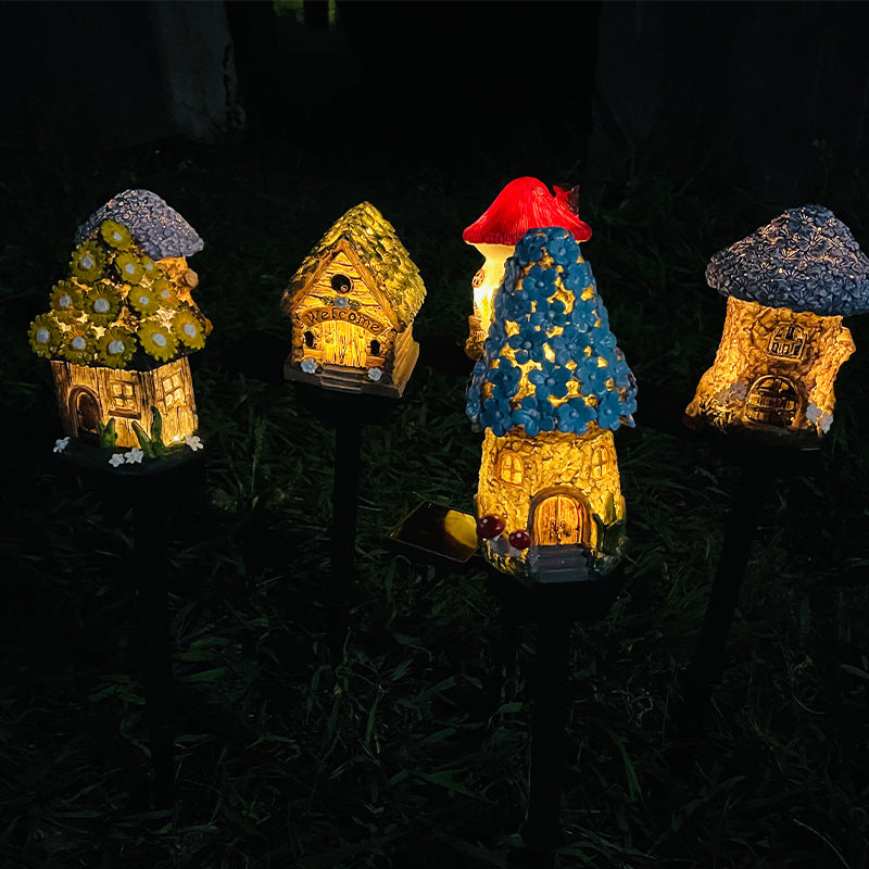 MushroomGlow - Solarleuchten für den Garten mit LED-Projektion