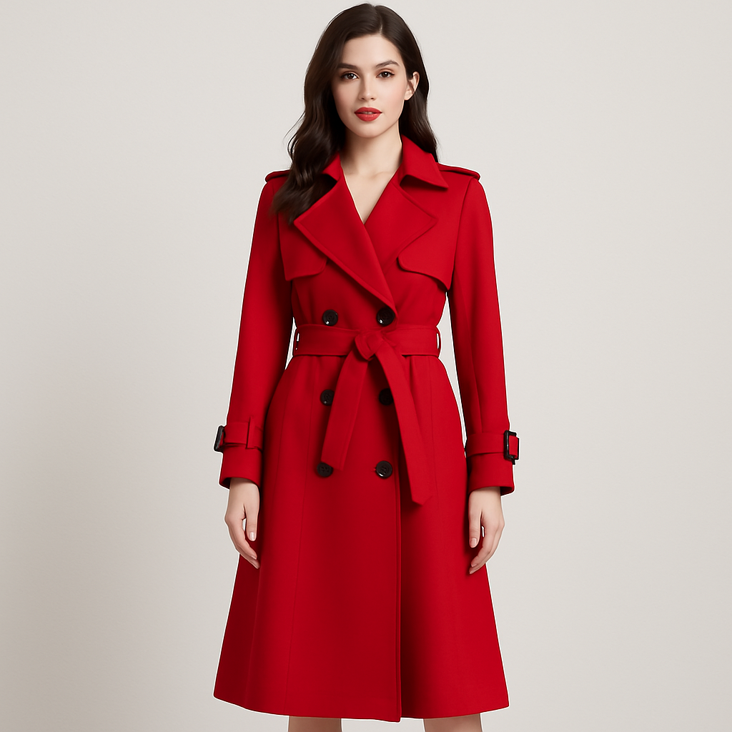 Beatrice | Zeitloser Trenchcoat mit Gürtel
