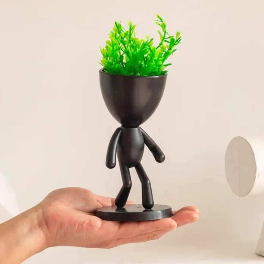 Growvana - Kreative Pflanze Kopf Skulptur