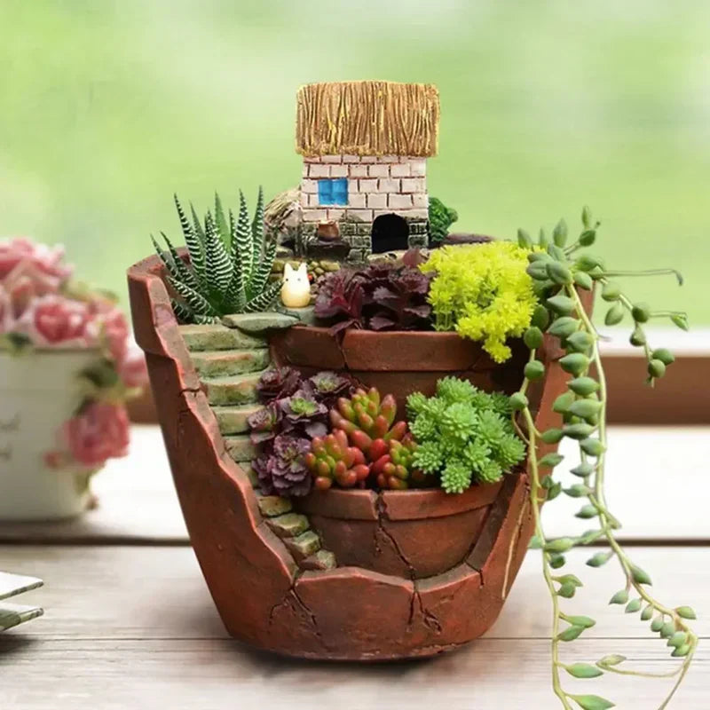 UrbanSprout Innenpflanzen-Topf – Eleganter Behälter für Sukkulenten und Kräuter