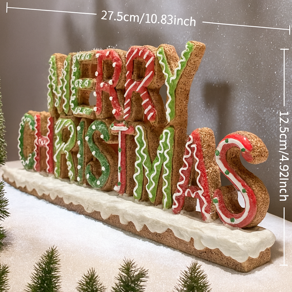 Brimora | Bunte Weihnachtsfigur aus Kunstharz