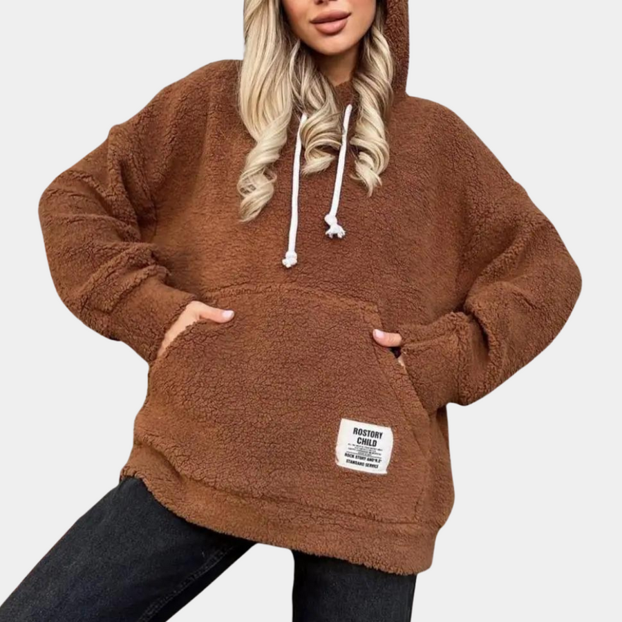 Amanda lässiger Langarm-Hoodie