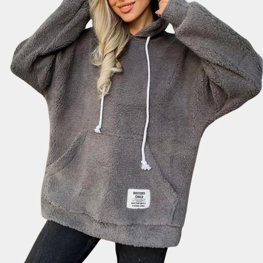 Amanda lässiger Langarm-Hoodie