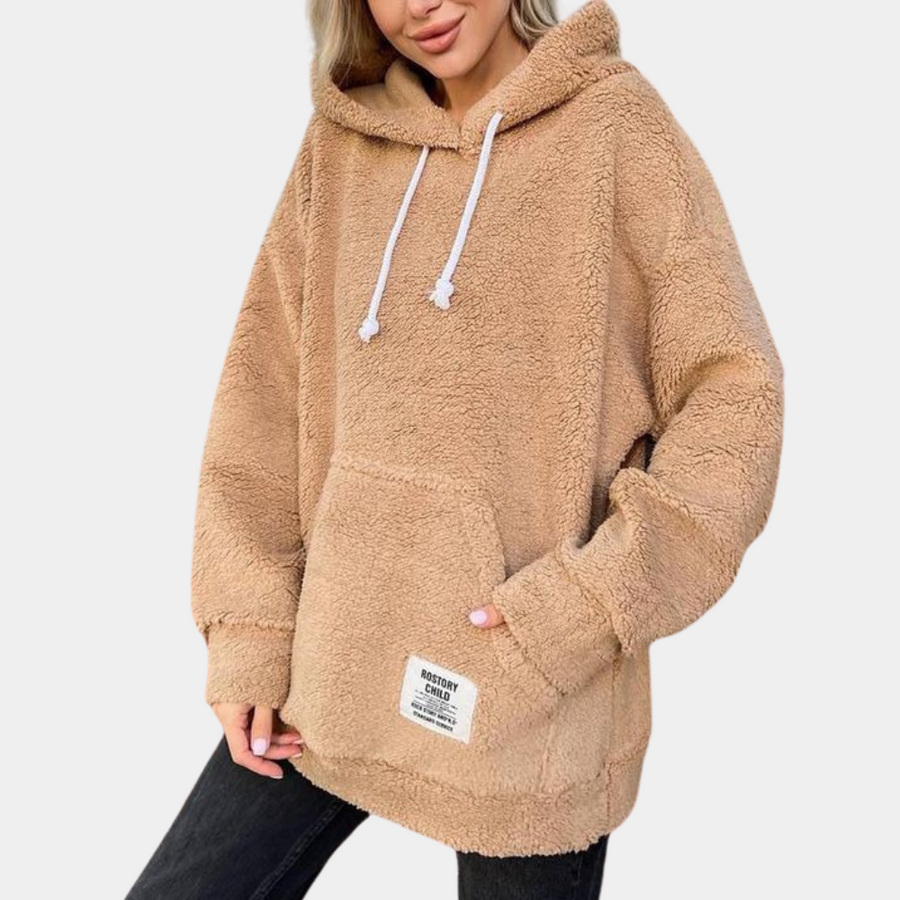 Amanda lässiger Langarm-Hoodie