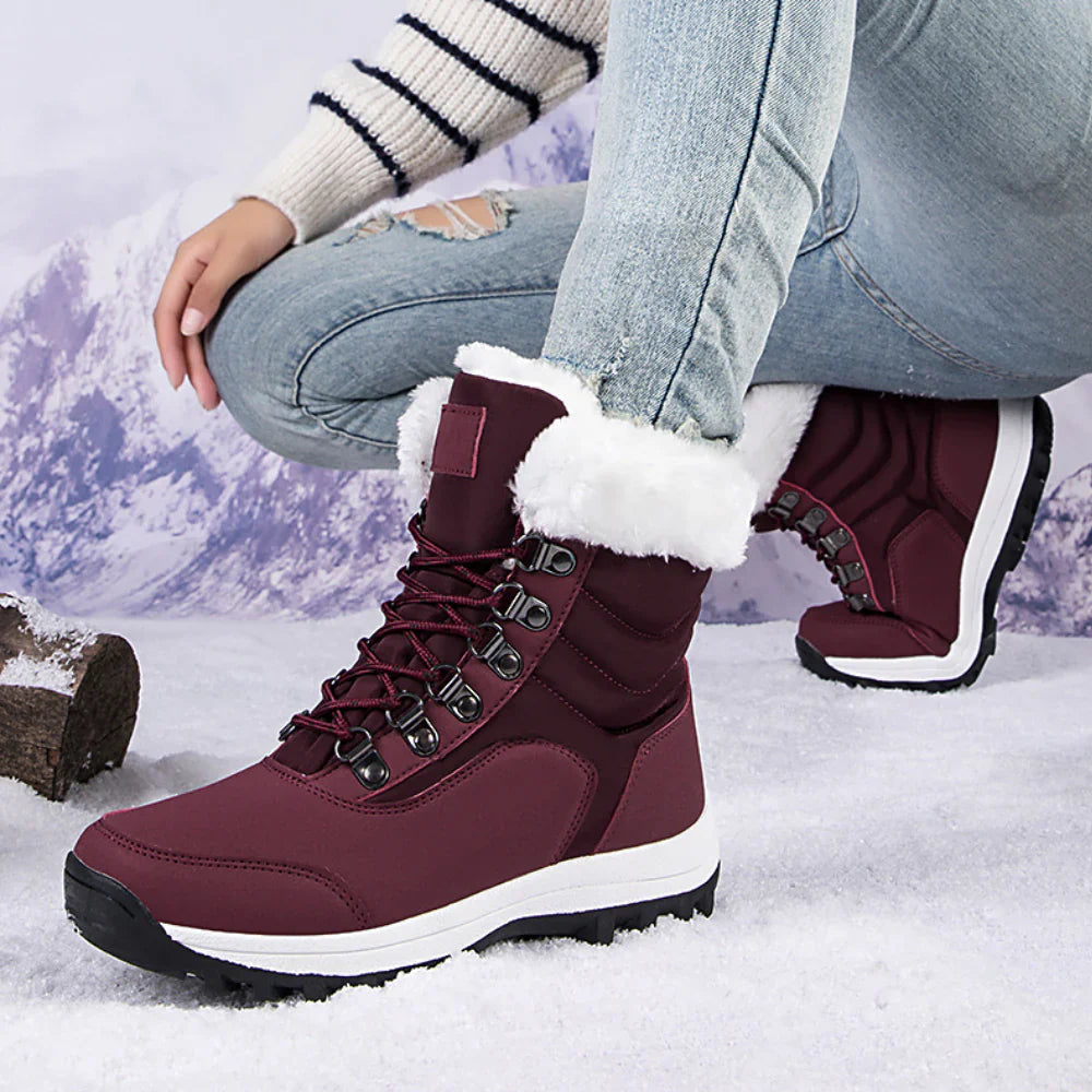 Luna Gemütliche Winterstiefel mit Pelzfutter und rutschfester Sohle