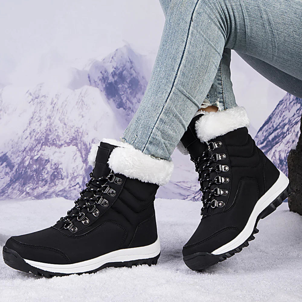 Luna Gemütliche Winterstiefel mit Pelzfutter und rutschfester Sohle