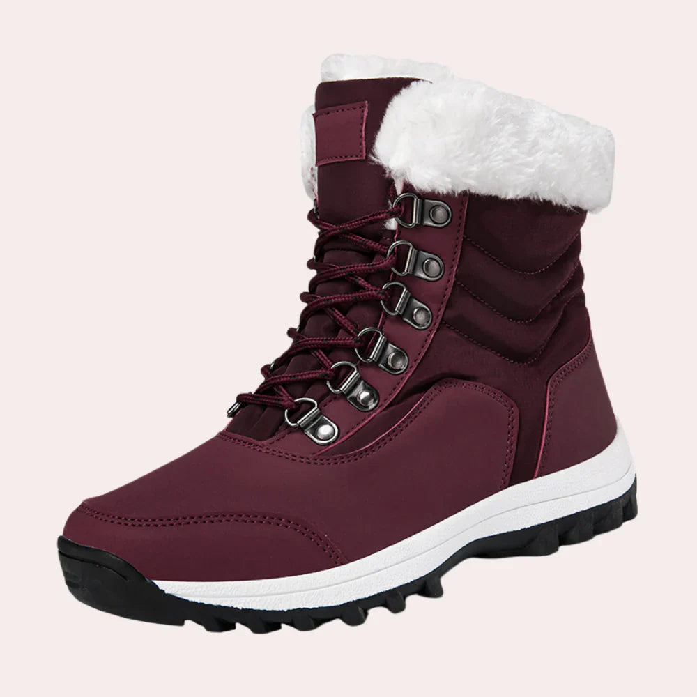 Luna Gemütliche Winterstiefel mit Pelzfutter und rutschfester Sohle
