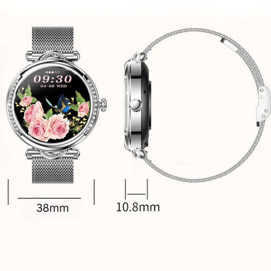 Isla elegante runde Smartuhr