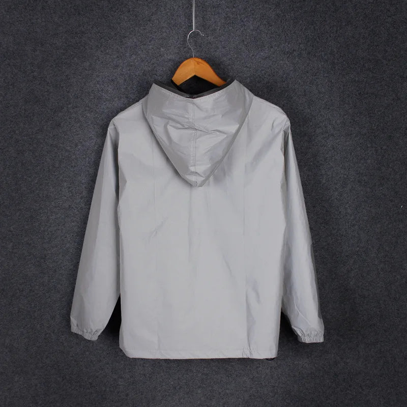 RelaxFit - Unisex reflektierende Kapuzenjacke mit hoher Sichtbarkeit