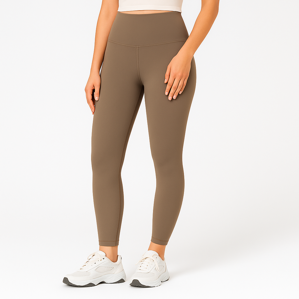 Yoga-Leggings mit hohem Bund für Damen – schweißableitende und dehnbare Sportbekleidung