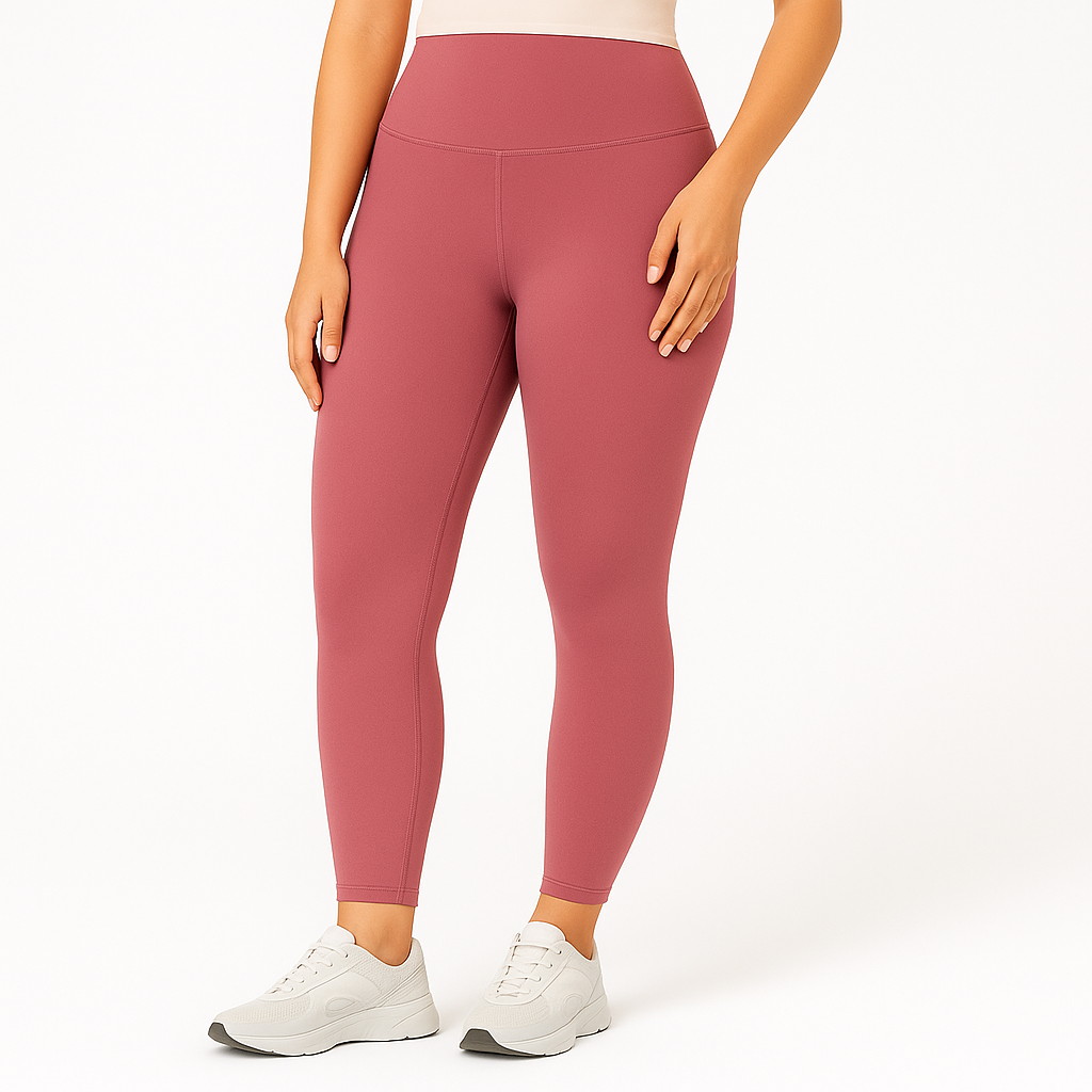 Yoga-Leggings mit hohem Bund für Damen – schweißableitende und dehnbare Sportbekleidung