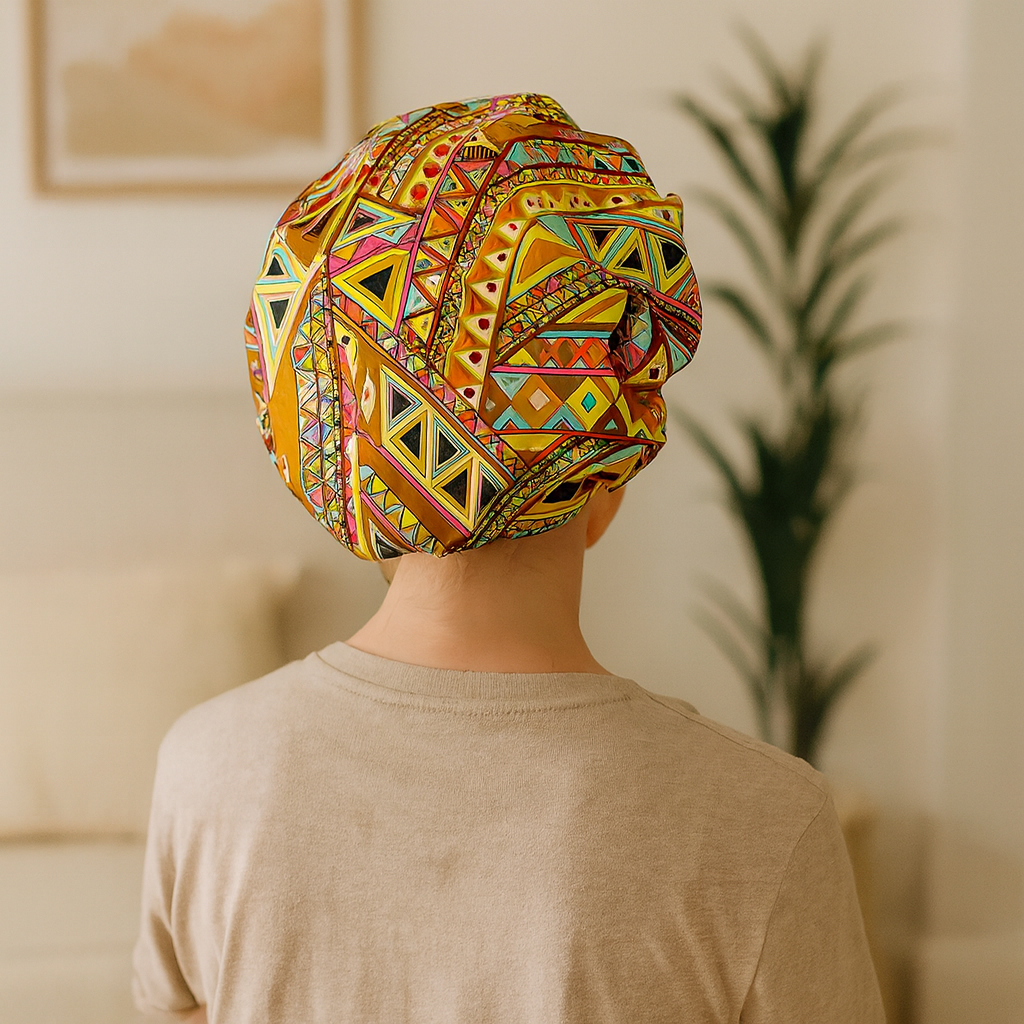 Helen - Stilvolle Satin Schlafhaube