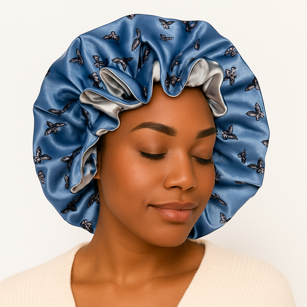 Helen - Stilvolle Satin Schlafhaube