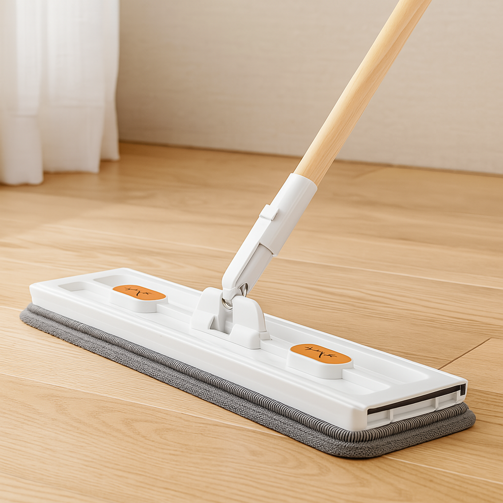 FlatMop - Der ultimative Wischmopp mit rotierenden und adjustable Funktionen