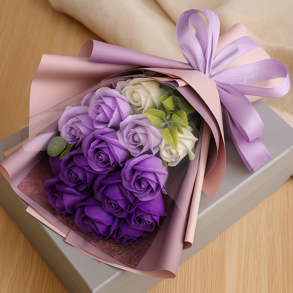 Rosenstrauß - perfektes Geschenk für Valentinstag und Geburtstag