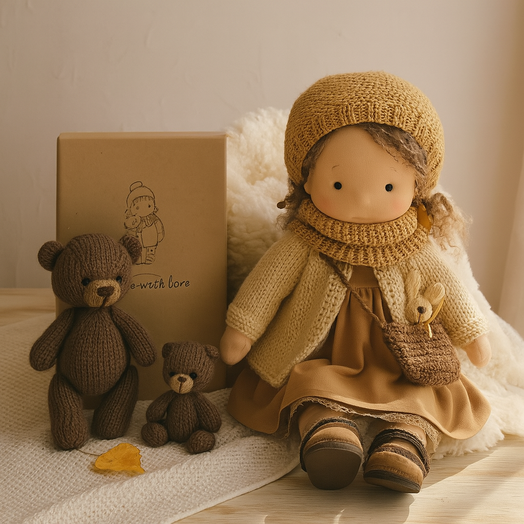 Carol – Handgemachte Waldorfpuppe zum Kuscheln, Spielen & Trösten