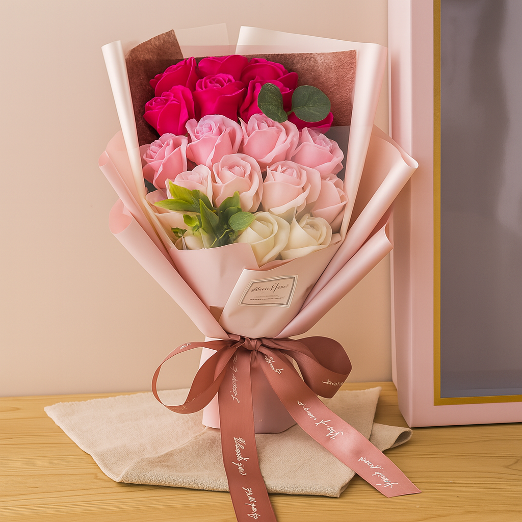 Rosenstrauß - perfektes Geschenk für Valentinstag und Geburtstag