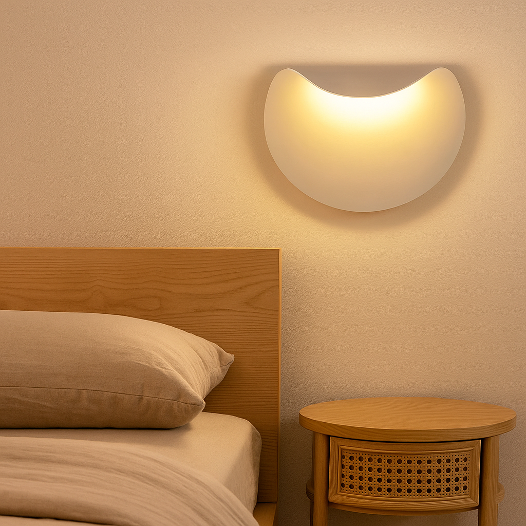 LumaGlow – Minimalistische Wandleuchte mit sanftem, umgebendem Licht
