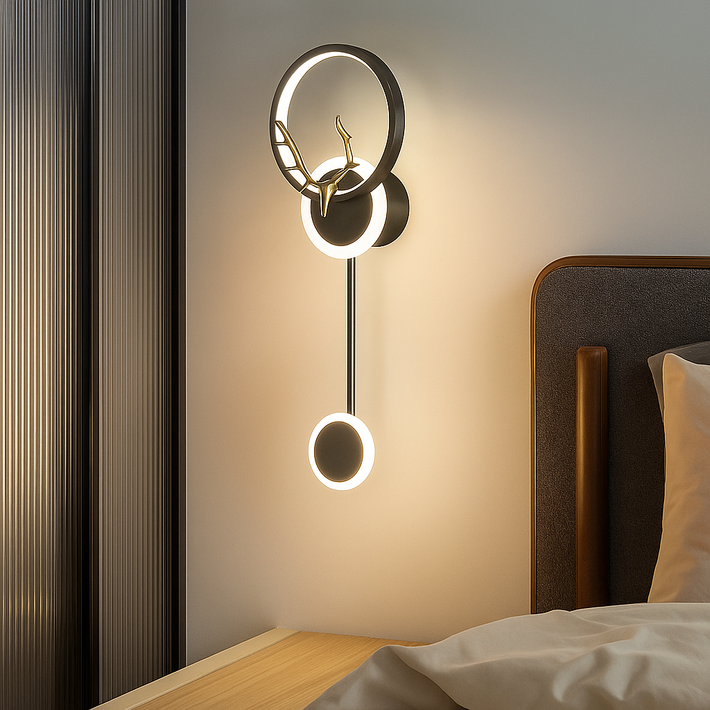 LumiNest – Elegante Doppelwandleuchte für minimalistische und stimmungsvolle Beleuchtung im Zuhause