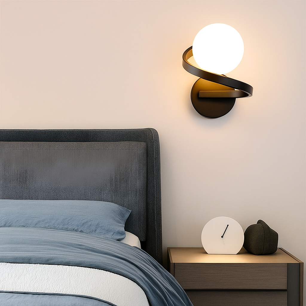 LumiSpire – Spirale LED-Wandleuchte mit modernem Design